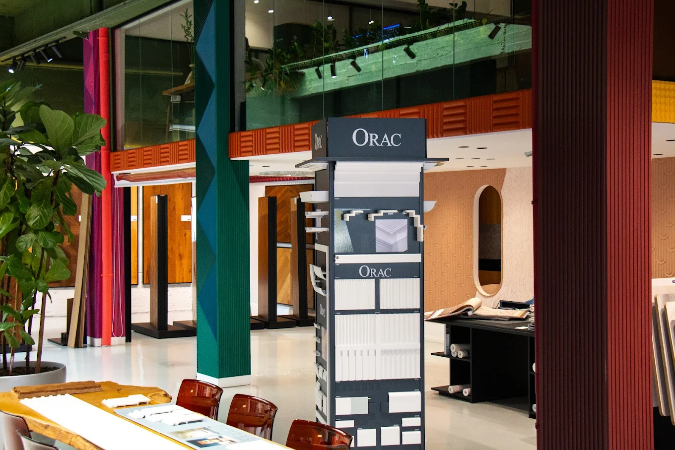 Vue d'ensemble du showroom Orac Maroc à Casablanca