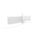 Valley - Bardage & Panneau 3D Flexible à peindre